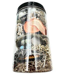 Mystery Jewelry Jar #1897 Wearable Quality Pieces 2lbs Necklace Bracelet Earring